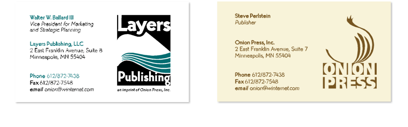 Logo designs by Nancy Wirsig McClure